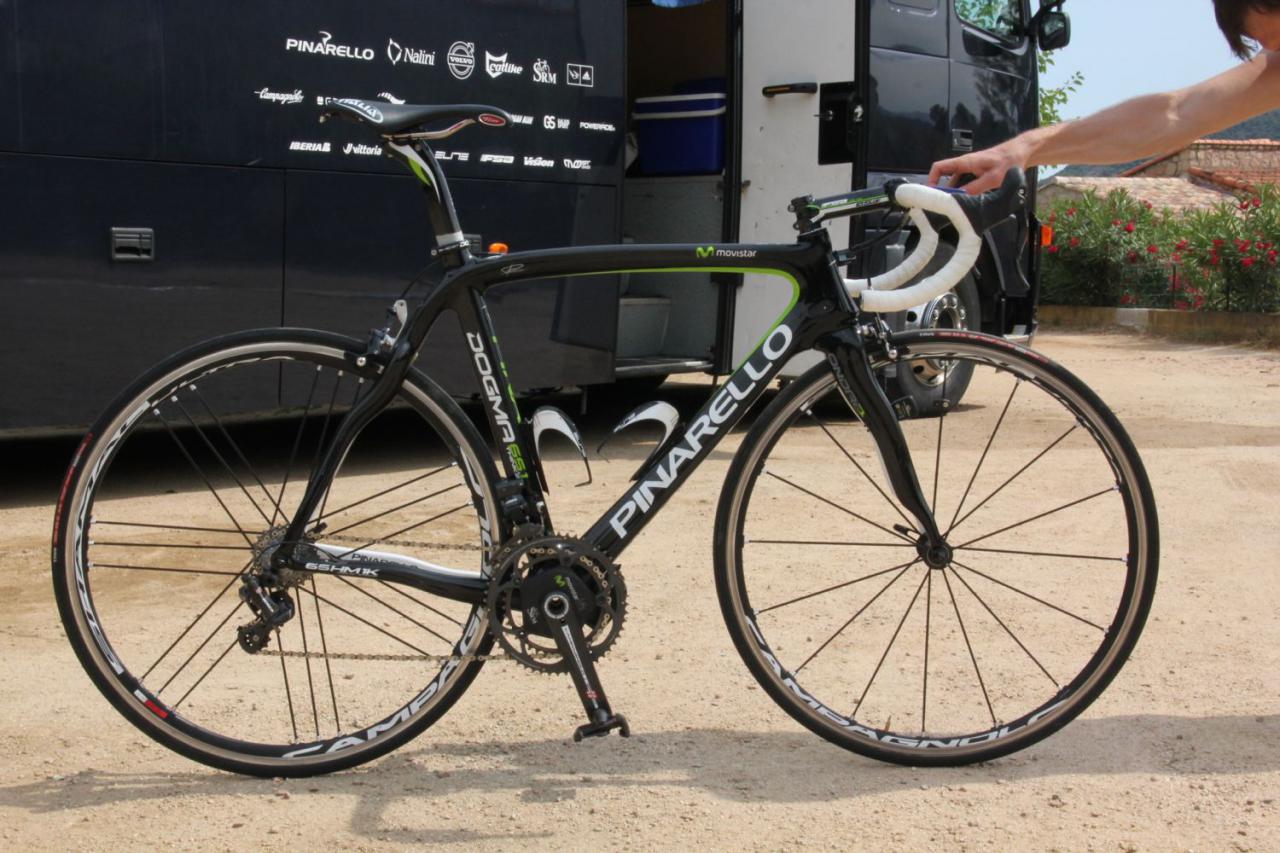 Tour Tech 2013 Movistar s Pinarello Dogma 65.1 Think 2 video road.cc